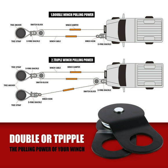 X - BULL Winch Recovery Kit Recovery tracks /Snatch Strap Off Road 4WD - RnR Galore