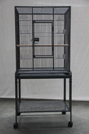 YES4PETS 135cm Bird Cage Parrot Aviary Pet Stand - alone Budgie Perch Castor Wheels - RnR Galore