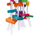 YES4PETS 3 x Large Wood Hanging Swing Bird Parrot Parakeet Cockatiel Budgie Rope Toy - RnR Galore