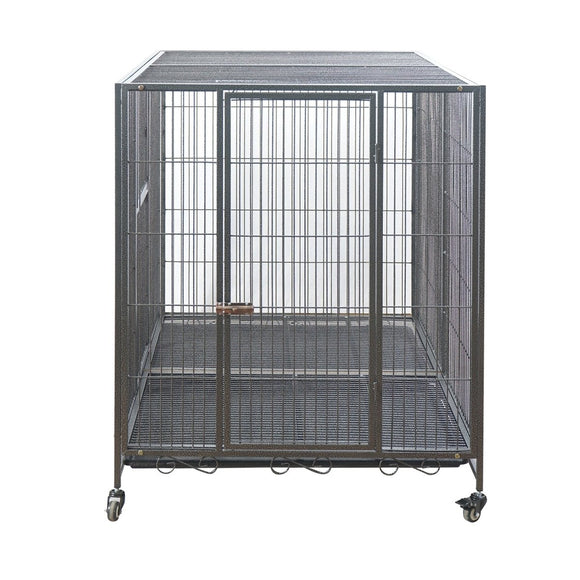 YES4PETS XXL Pet Dog Cat Cage Metal Crate Kennel Portable Puppy Cat Rabbit House - RnR Galore