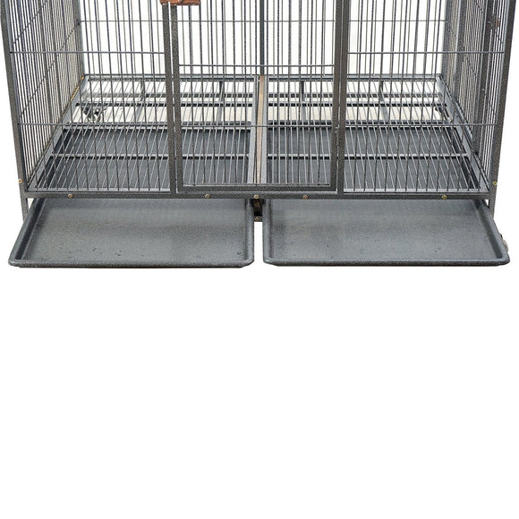 YES4PETS XXL Pet Dog Cat Cage Metal Crate Kennel Portable Puppy Cat Rabbit House - RnR Galore