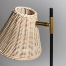 Yvette Rattan Floor Lamp - RnR Galore