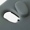 Zenses Massage Table 55cm 2 Fold Aluminium Massage Bed Portable Beauty Therapy Grey - RnR Galore