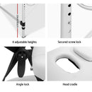 Zenses Massage Table 75cm 2 Fold Aluminium Massage Bed Portable Beauty Therapy White - RnR Galore