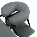 Zenses Massage Table 75cm 3 Fold Aluminium Beauty Bed Portable Therapy Grey - RnR Galore